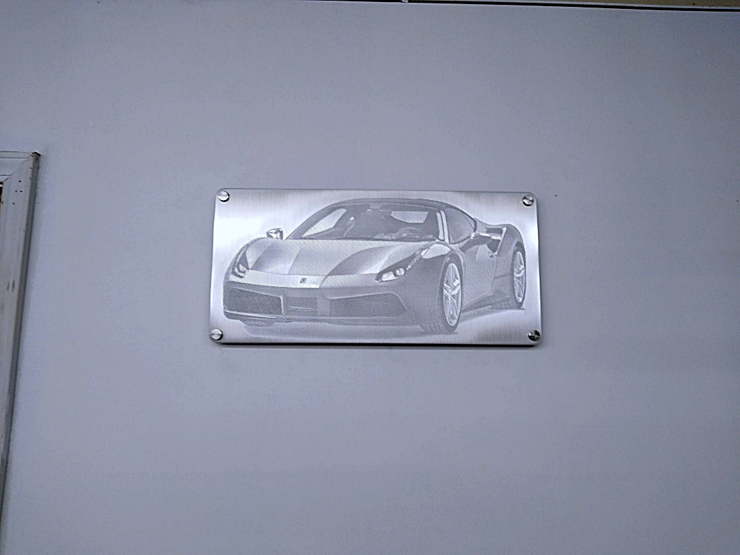 Billet-Art Ferrari 488 Artwork