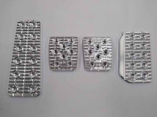 C4 Corvette racing pedals in the Block shiny design for heel toe downshifts