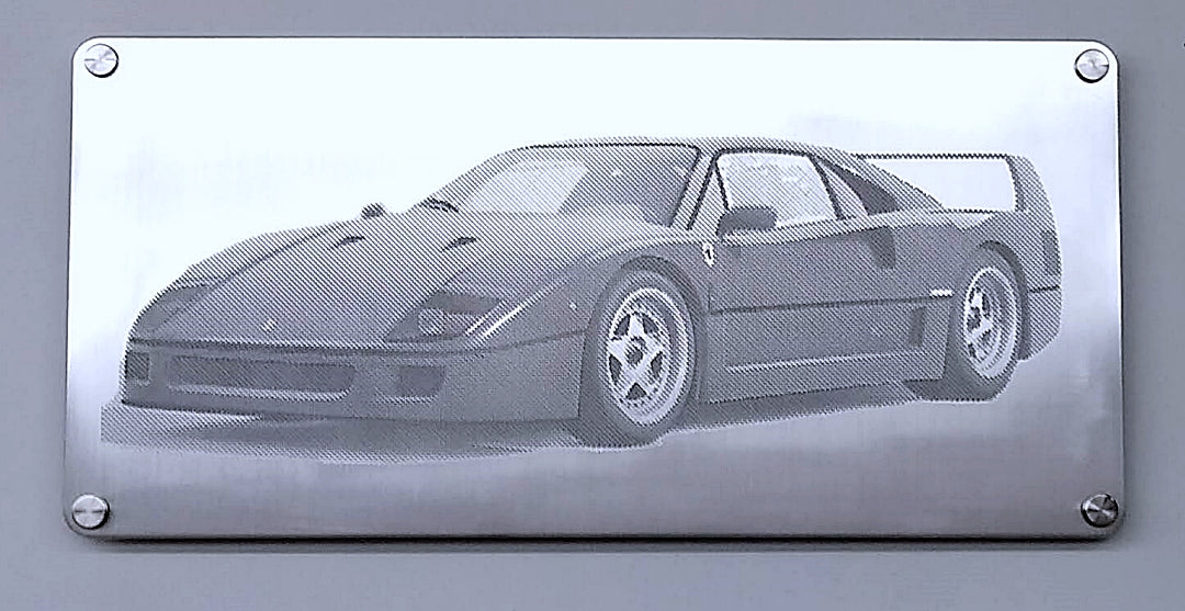 Billet-Art Ferrari F40 Artwork