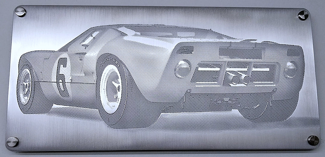 Billet-Art Ford GT40 Artwork Left Rear