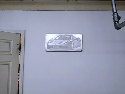 Billet-Art Ferrari 488 Artwork