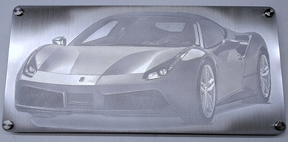 Billet-Art Ferrari 488 Artwork