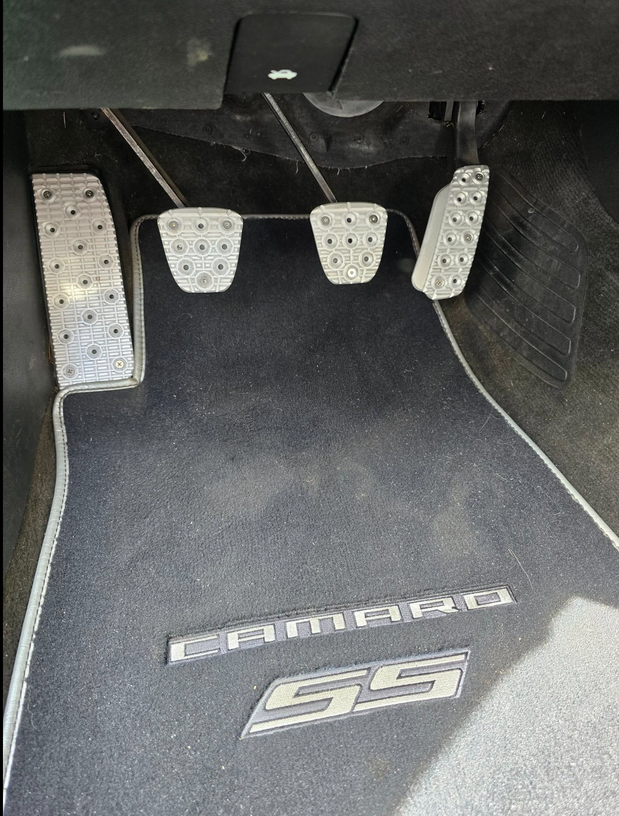 Camaro racing pedals for heel toe