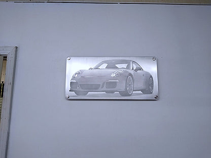Billet-Art Porsche Carrera Artwork