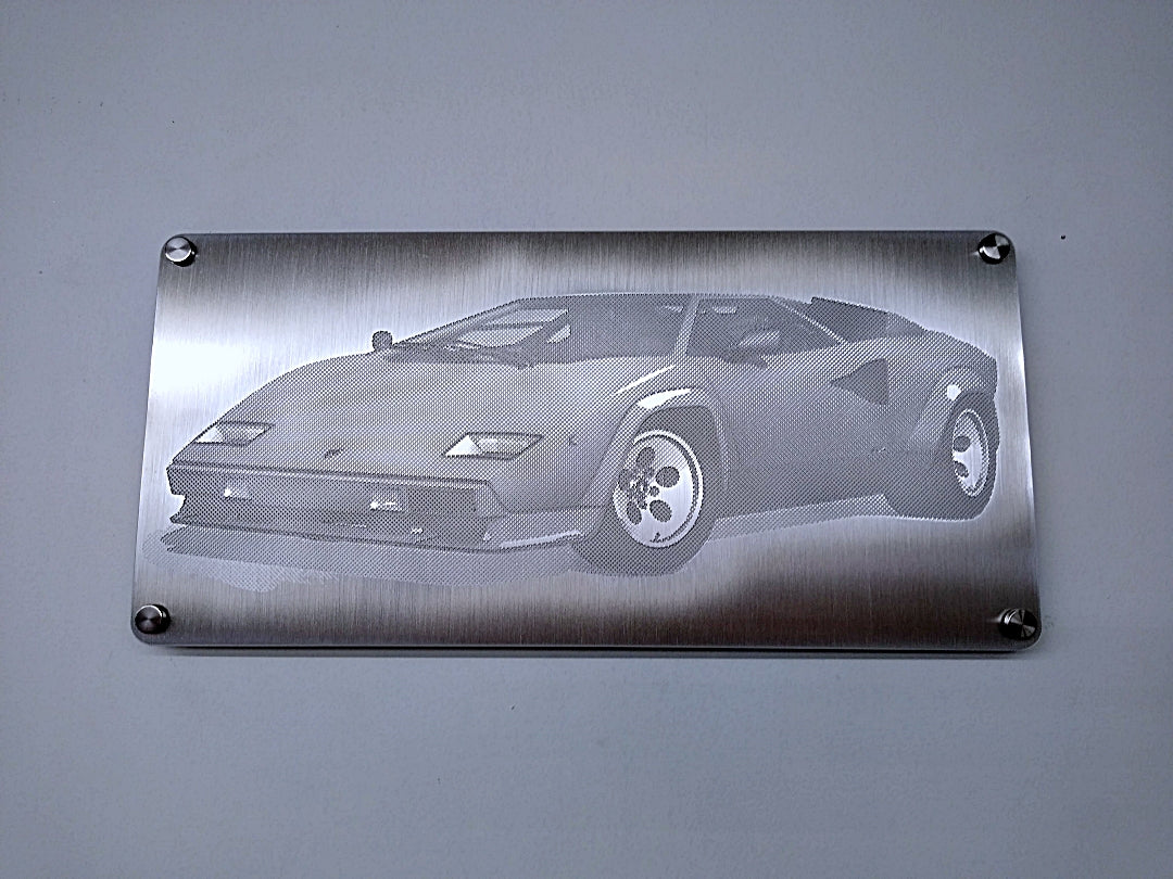 Billet-Art Lamborghini Countach Artwork