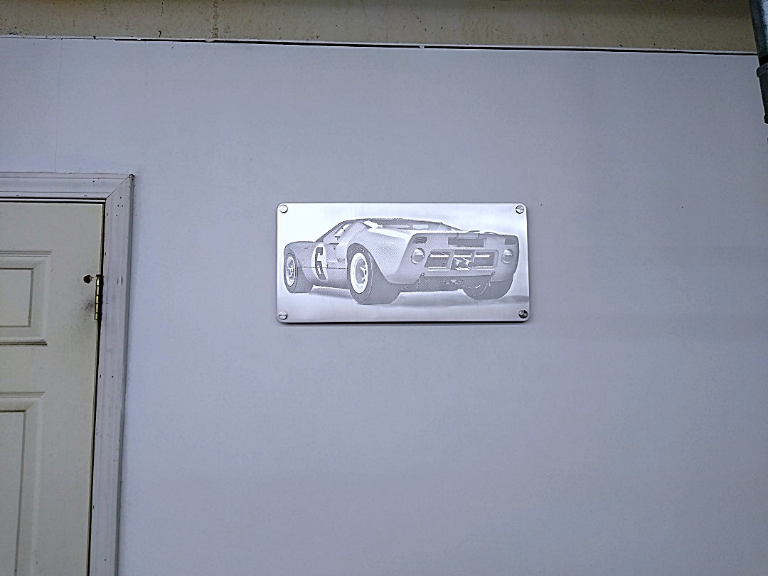 Billet-Art Ford GT40 Artwork Left Rear