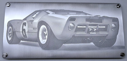 Billet-Art Ford GT40 Artwork Left Rear