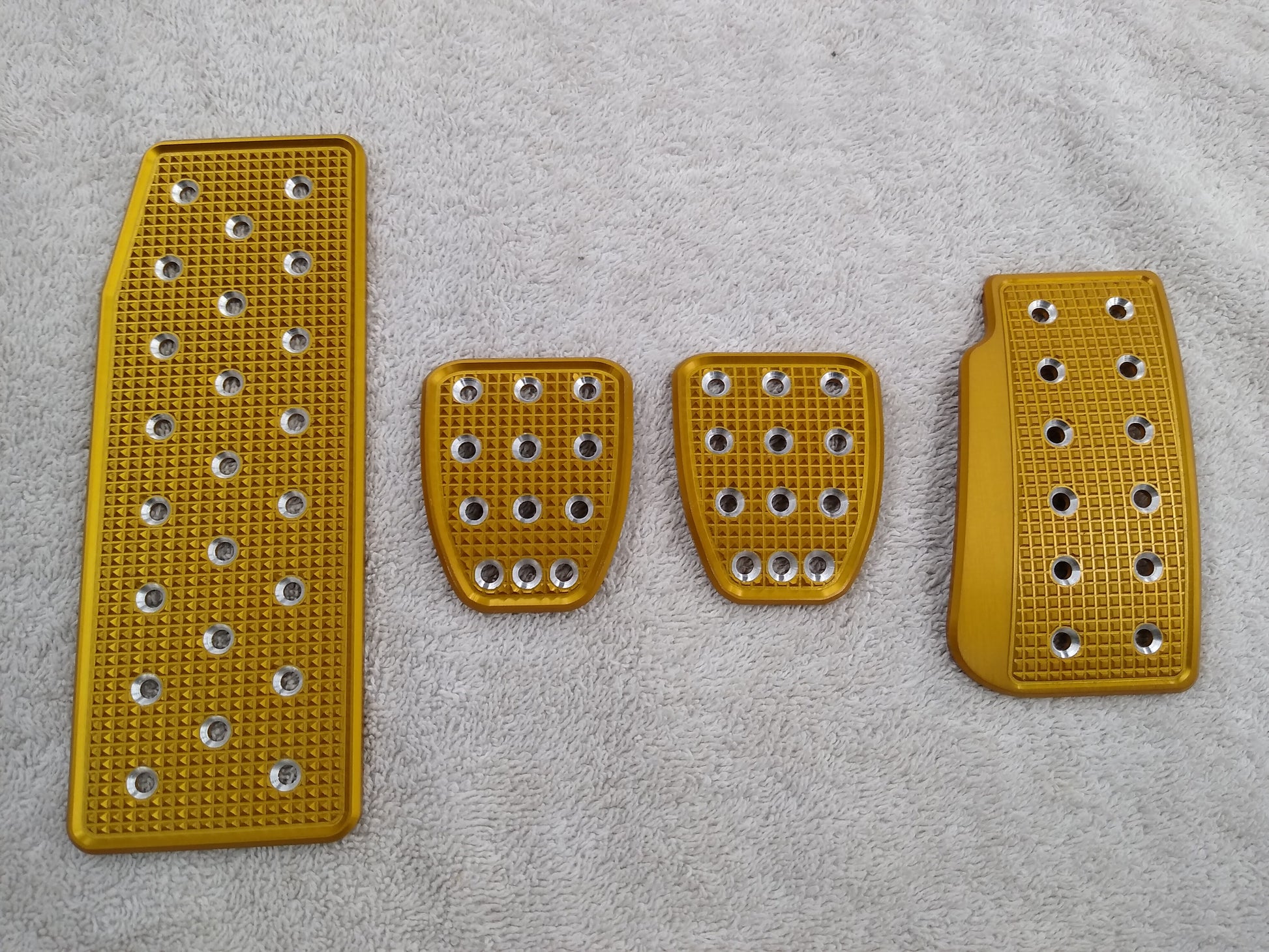 gold drive pedal Subaru Gold Pedals – Sullivan Products, Inc