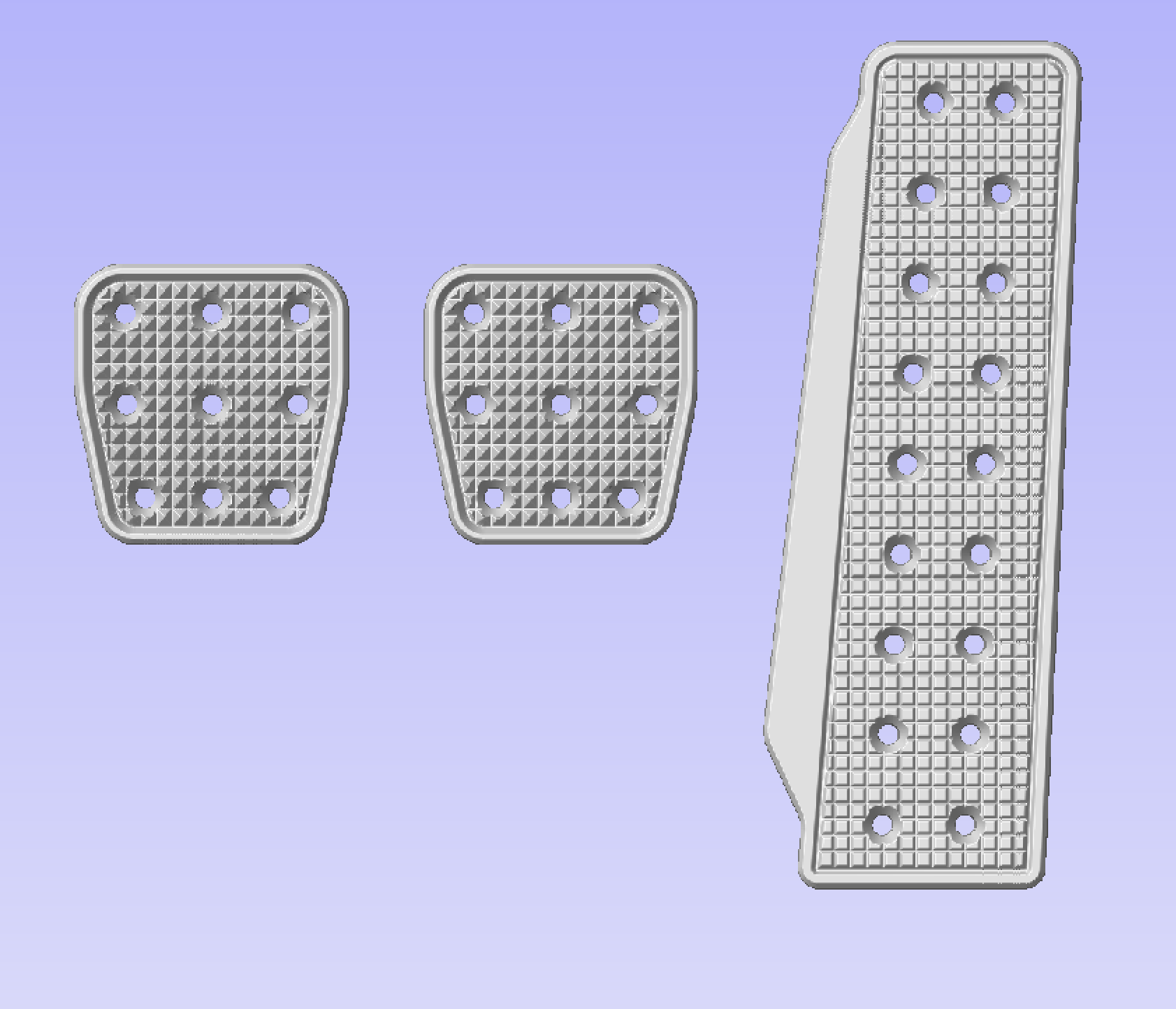 SRP racing pedals for theMercedes 190e w201  for heel toe
