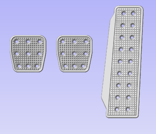 SRP racing pedals for theMercedes 190e w201  for heel toe