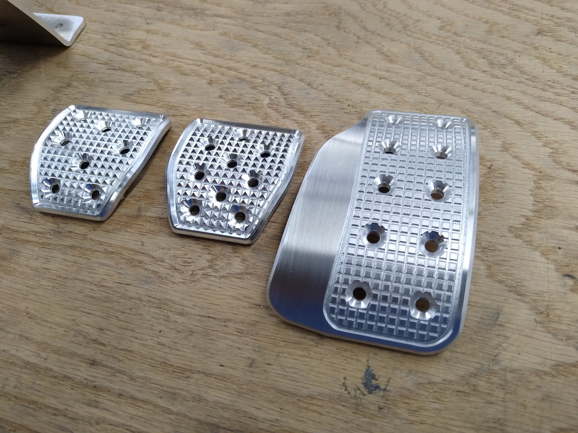 VW Mk7 Golf GTI Racing Pedal Set – CNC aluminum pedals for heel-toe control
